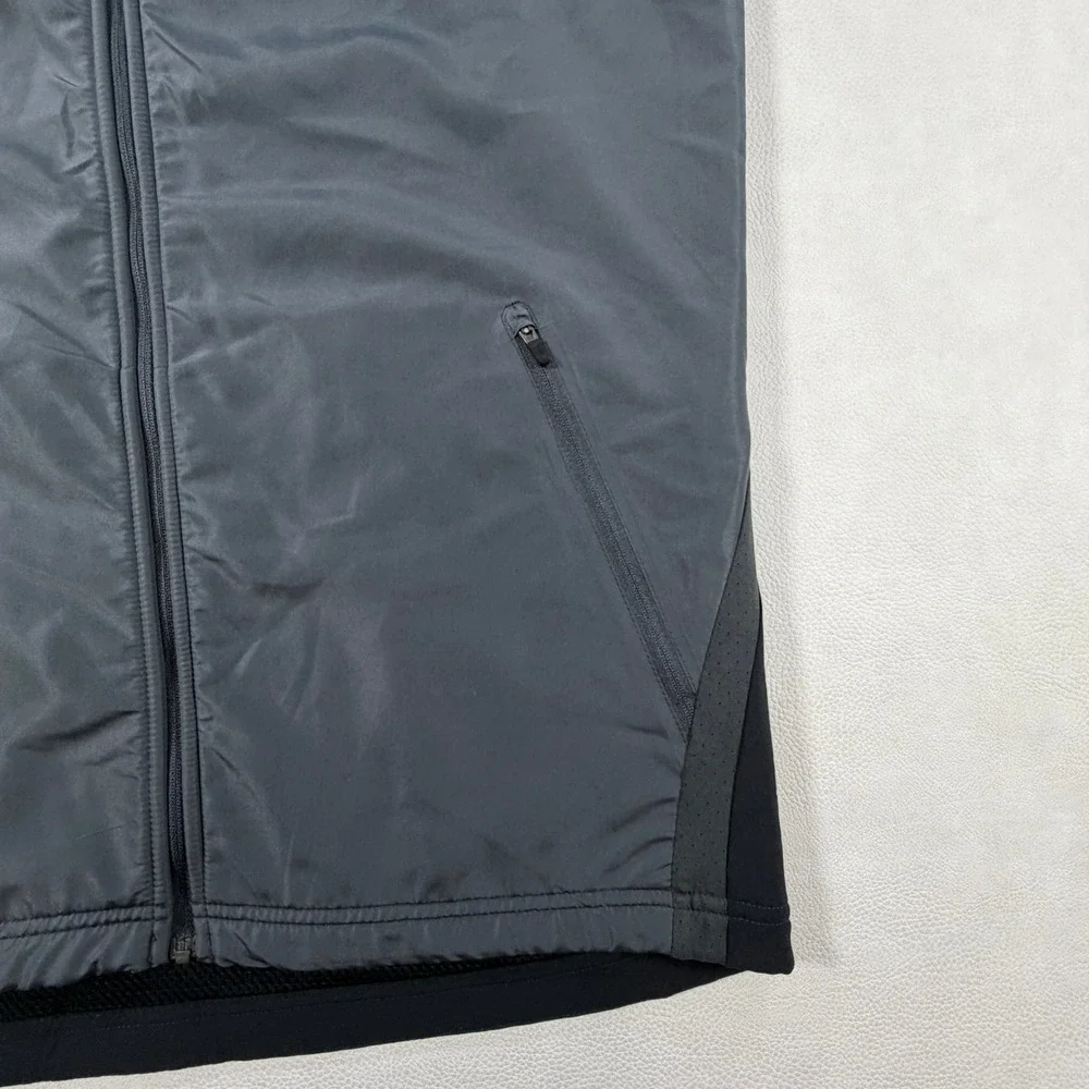 Nike Wake Forest Demon Deacons Mens Gray Full Zip Training Vest Size Medium